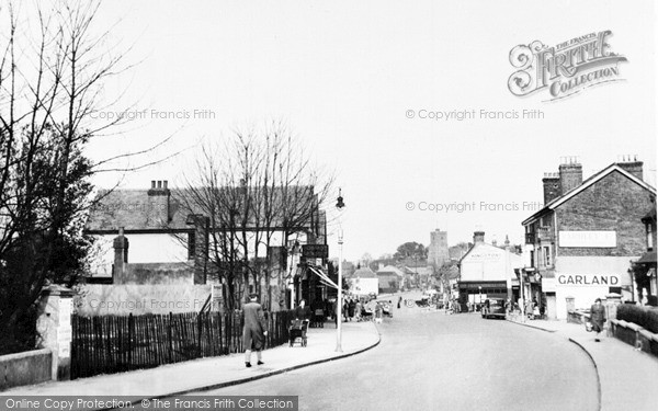 Photo of Rayleigh, High Street, Looking East c.1950