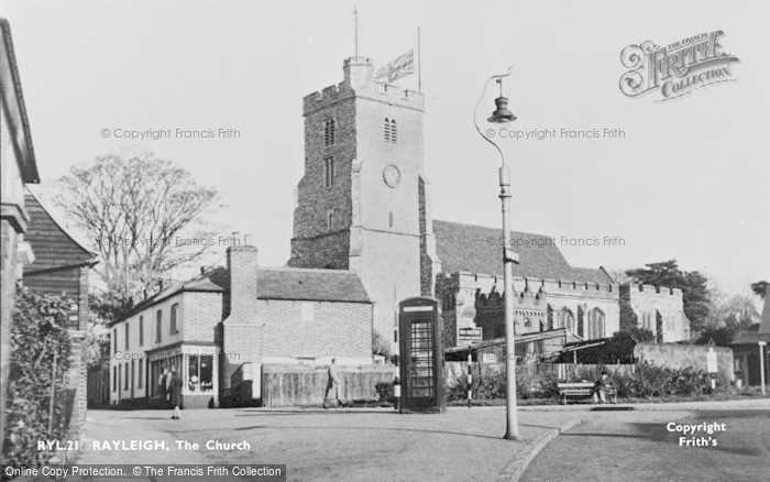 Photo of Rayleigh, Holy Trinity Parish Church c.1955 