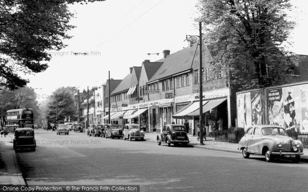 Photo of Raynes Park, Coombe Lane c.1955