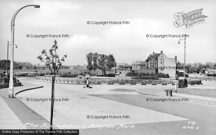 Photo of Raynes Park, The Roundabout c.1950