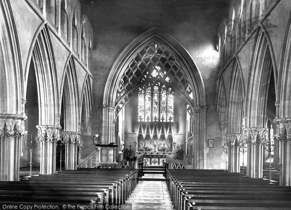 Photo of Reading, Christ Church, The Interior 1896