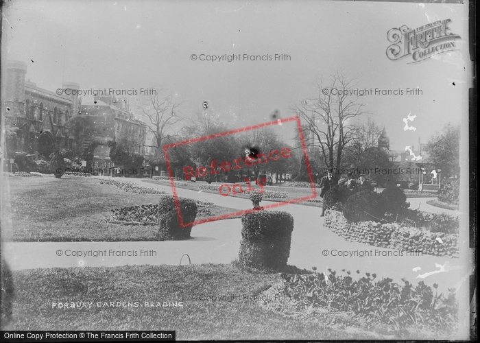 Photo of Reading, Forbury Gardens c.1890