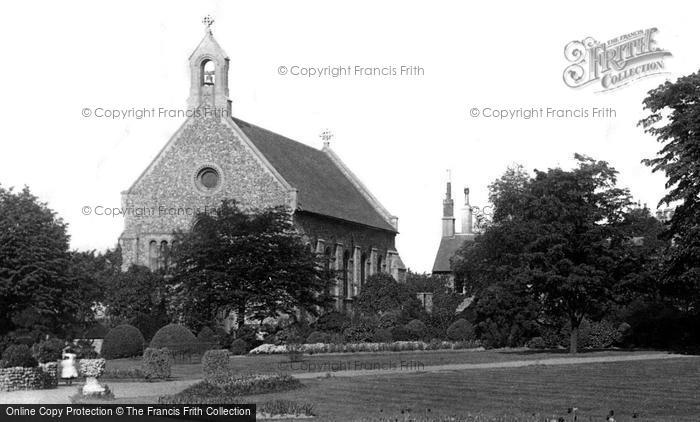 Photo of Reading, Forbury Gardens, St James' Church 1893