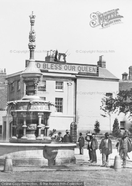 Photo of Reading, Fountain, St Mary's Butts 1887