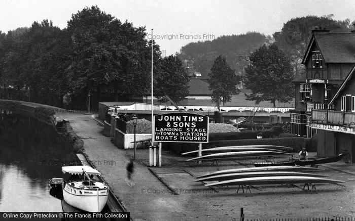 Photo of Reading, John Tims & Sons Landing Stage 1924