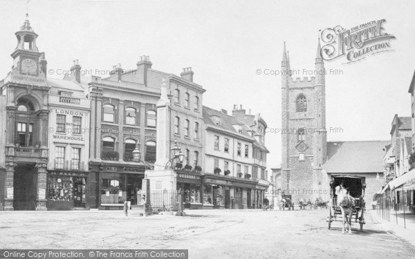 Photo of Reading, Market Place c.1880