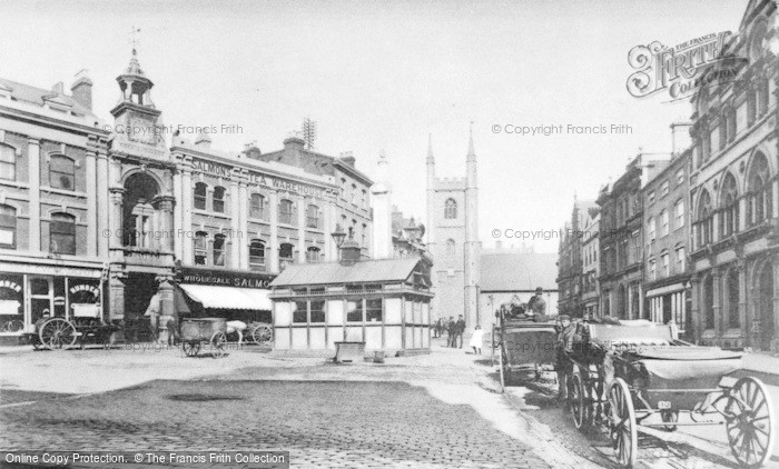 Photo of Reading, Market Place c.1898