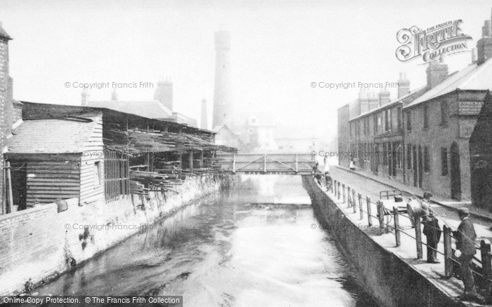 Photo of Reading, Mill Lane And The Old Water Works c.1900