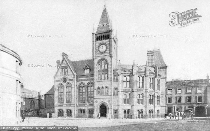 Photo of Reading, New Town Hall c.1880