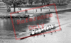 Rowing On The Thames c.1955, Reading