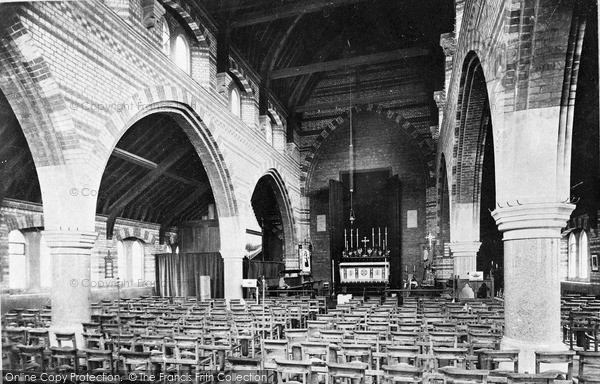 Photo of Reading, St Bartholomew's Church Interior c.1890