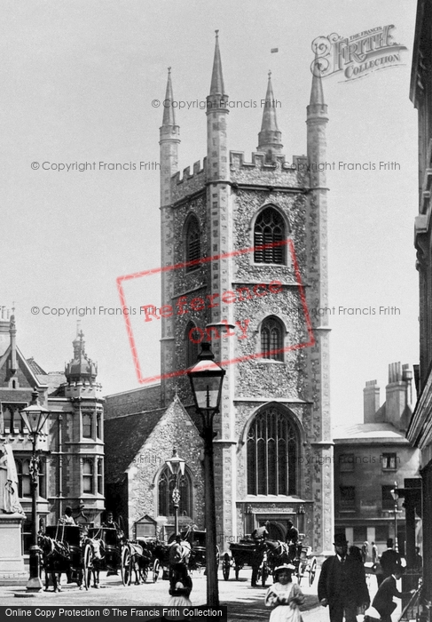 Photo of Reading, St Laurence's Church 1893