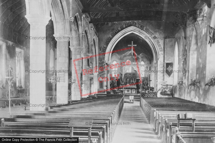 Photo of Reading, St Laurence's Church Interior 1896