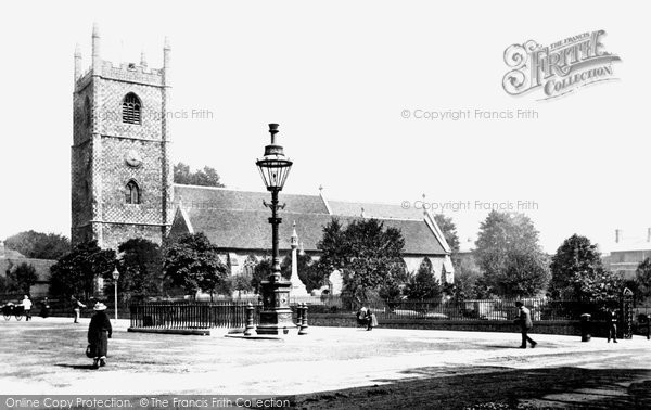 Photo of Reading, St Mary's Church 1890