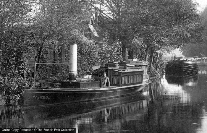 Photo of Reading, Steamboat At Caversham Lock 1913