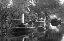 Steamboat At Caversham Lock 1913, Reading