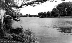The River Thames By Caversham Court c.1955, Reading