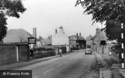 Melton Road, The Wheel Inn c.1955, Rearsby