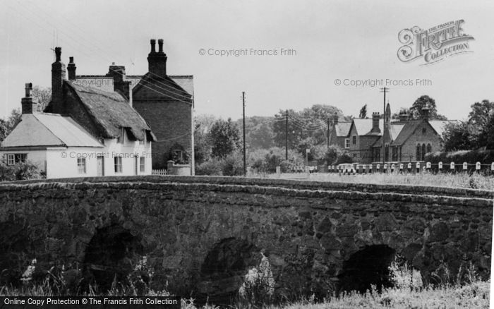 Photo of Rearsby, Seven Arch Bridge And School c.1955