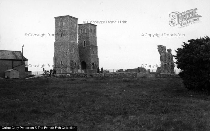 Photo of Reculver, St Mary's Church 1954