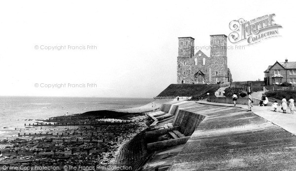 Photo of Reculver, The Towers c.1955