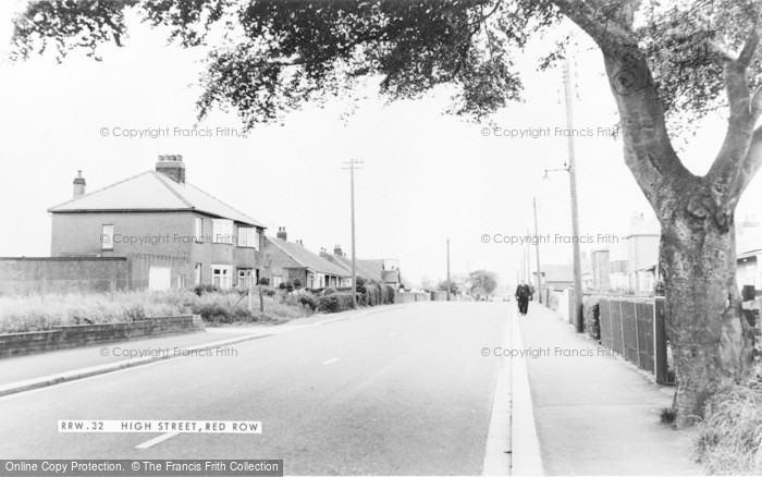 Photo of Red Row, High Street c.1960