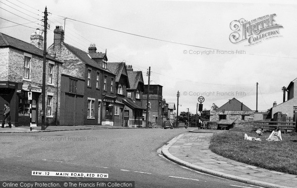 Photo of Red Row, Main Road c.1960