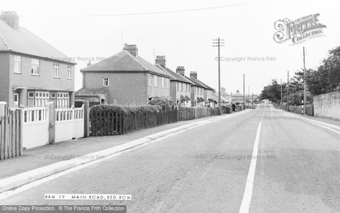 Photo of Red Row, Main Road c.1960