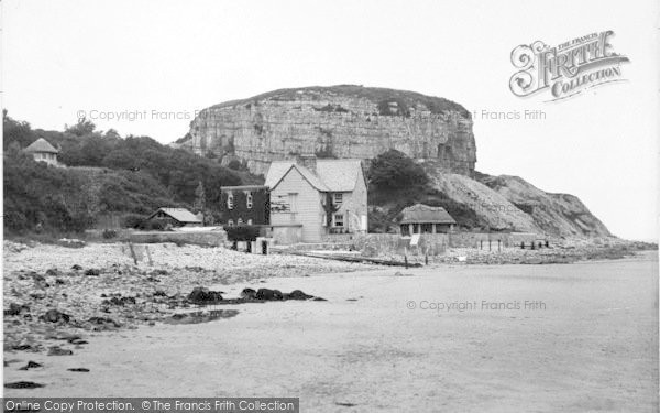 Photo of Red Wharf Bay, Castle Rock c.1936