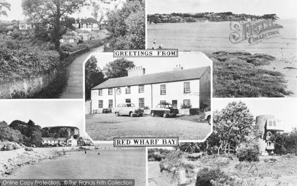 Photo of Red Wharf Bay, Composite c.1960