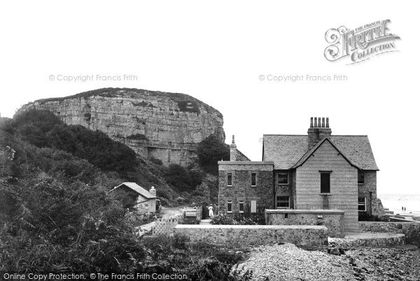 Photo of Red Wharf Bay, Garth House And Castle Rock c.1935