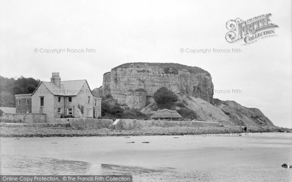 Photo of Red Wharf Bay, Garth House And Castle Rock c.1935