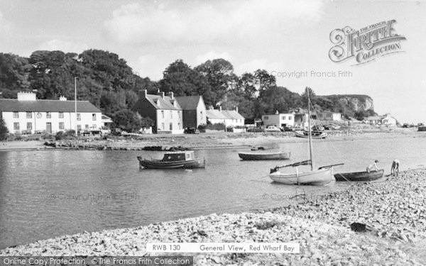 Photo of Red Wharf Bay, General View c.1960