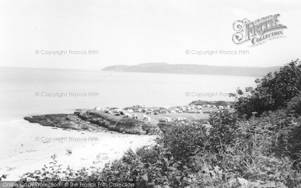 Photo of Red Wharf Bay, General View Of Caravan Site c.1965