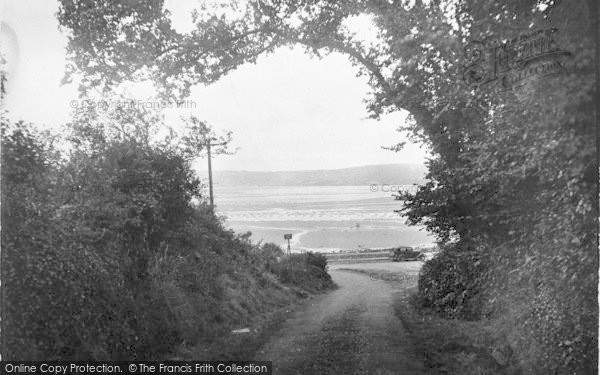 Photo of Red Wharf Bay, Road To Beach c.1950