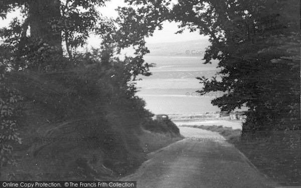 Photo of Red Wharf Bay, Road To Beach c.1950