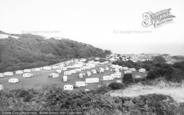 Photo of Red Wharf Bay, St David's Bay Caravan Site c.1960