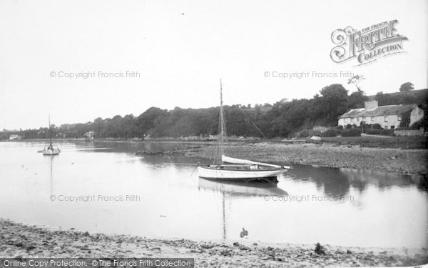 Photo of Red Wharf Bay, The Ship Inn And Creek c.1935