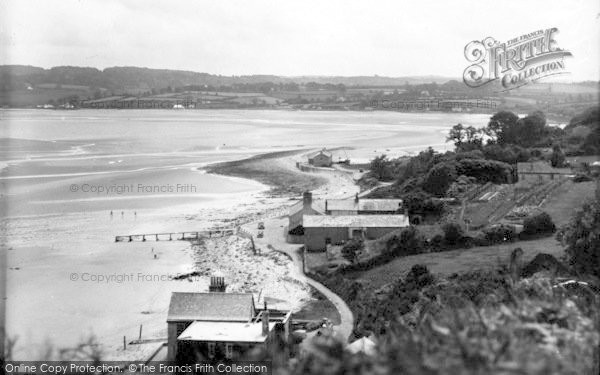 Photo of Red Wharf Bay, View From Castle Rock c.1936