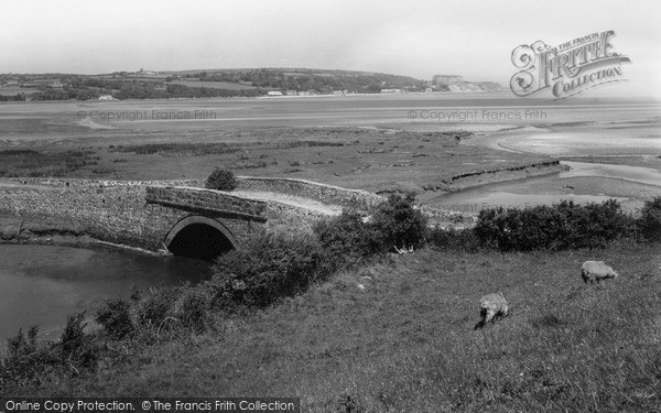 Photo of Red Wharf Bay, View From Foryd Bridge c.1950