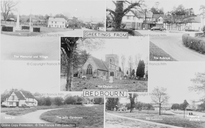 Photo of Redbourn, Composite c.1955