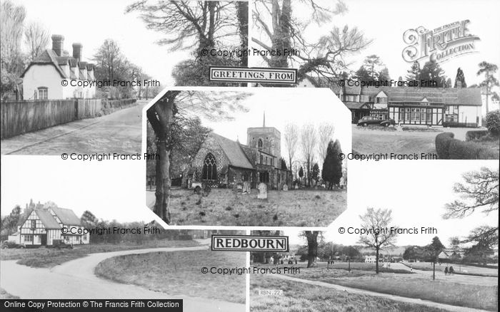 Photo of Redbourn, Composite c.1955