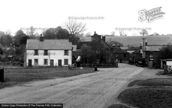 Photo of Redbourn, The Village c.1955