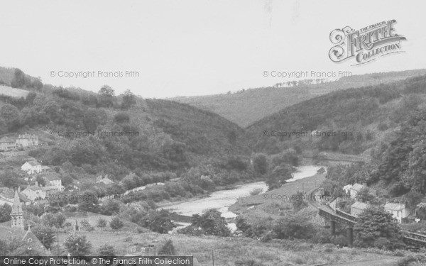 Photo of Redbrook, River Wye From The Old Hills c.1955