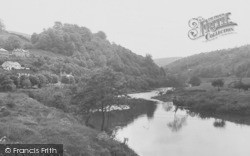 The River From The Post Office c.1955, Redbrook