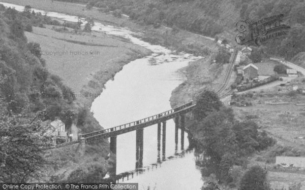 Photo of Redbrook, The River Wye And Railway Bridge c.1955