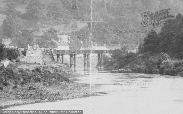 Photo of Redbrook, The River Wye Railway Bridge 1893