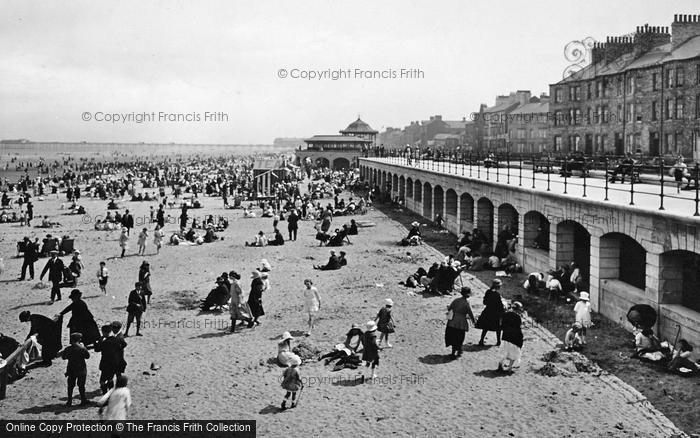 Photo of Redcar, Bandstand And Shelters 1923