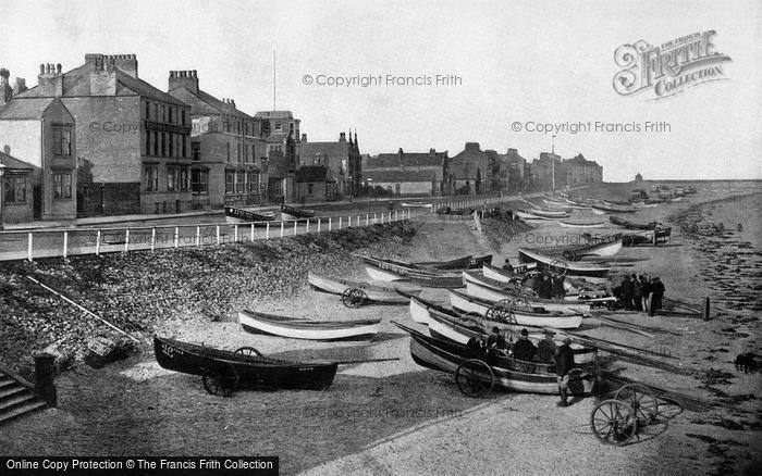 Photo of Redcar, Beach And Esplanade c.1895