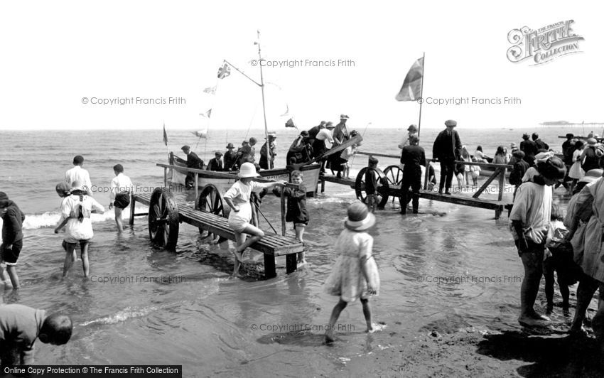 Redcar, Boats and the Beach 1924
